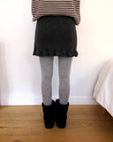 Ae Straight Frill Knit Banding Skirt