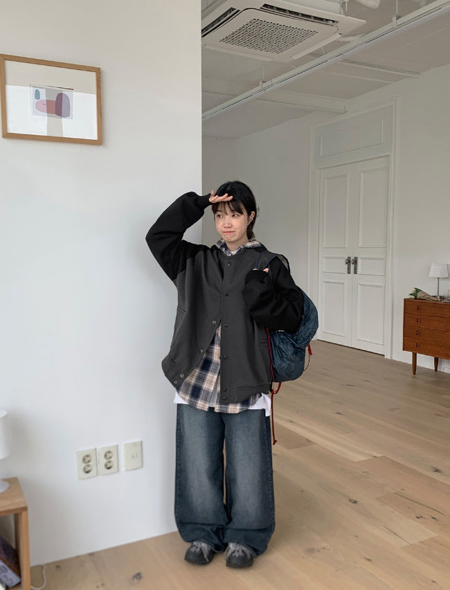 【BAON】Porui Washing Wide Denim Pants BAON (バオン) - フォルイウォッシングワイドデニムパンツ