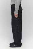 ADDED POCKET DENIM PANTS