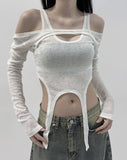 Gelt See-Through Layered T-Shirt