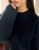 Duty round long-sleeved knit