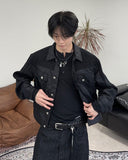 Lafren Crop Mix Knit Jacket