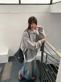 Copen cutting denim long skirt