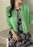 Seti Ruffle Knit Cardigan