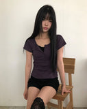 Muro Button Short Sleeve T-shirt