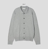 Serif Cable Collar Cardigan