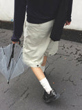 Boring Adjust Cut Rivet Bermuda Pants