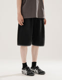 Flash Summer One-Tuck Color Matching Half Pants