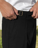 Gurkha belt semi-wide slacks