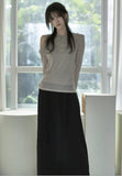Centcut slit long skirt