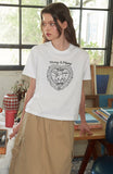 Merry Happy Crop Tee