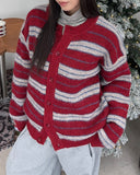 Cent Wool Haji Stripe Cardigan