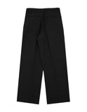 Sling deep tuck wide slacks