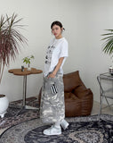 Hirosha Camo Bermuda Cargo Pants