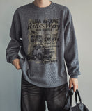Ride Print Over Knit Tee