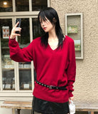 SUPERFINE WOOL V-NECK NT