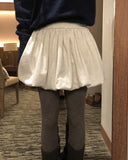 Lian Pumpkin Balloon Short Skirt