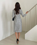 Median Tweed Button One Piece