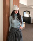 [U-BASIC/wool 30%] Mate Tencel Polar Long Sleeve