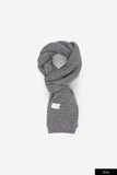 Soft ribbed knit muffler