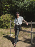Greece vintage washed denim pants