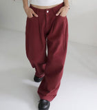 [MADE] Deepening two pintuck maxi wide pants