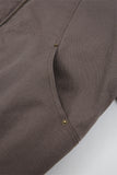 Bluff incision bio hooded zip-up jumper