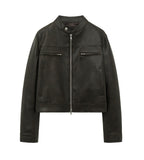 Vintage Washing Biker Jacket