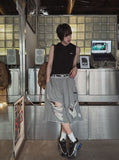 [LANARCH] Slim Hood Sleeveless