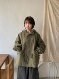 [unisex] Kuniki Hood Over Short Field Jacket