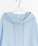 Lilgens Summer See-through Hood Shirt