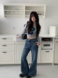 Jug Flare Bootcut Washing Denim Pants