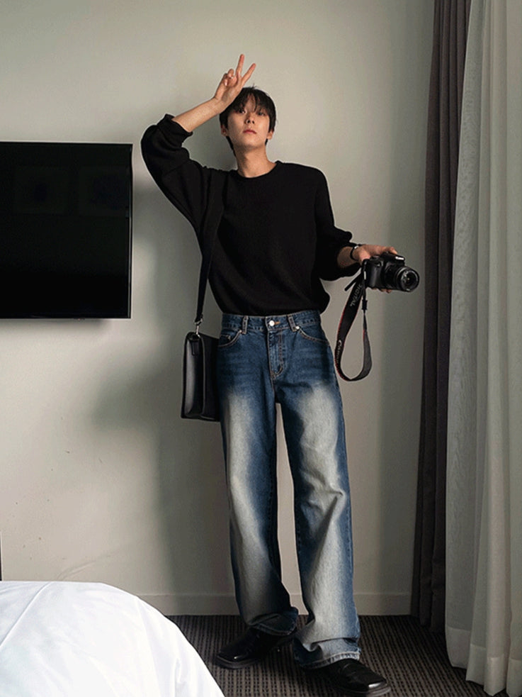 【COSYHARU】Walt washing denim pants COSYHARU (コシハル) - ワルトウォッシングデニムパンツ / Walt