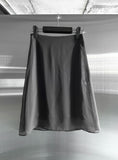 Sheer Chiffon Layered Midi Skirt