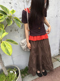 [BAONHAUS] Koinen Flower Frill Layered Sleeveless