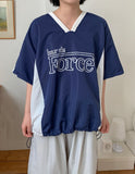 Goodbat color matching printing nylon short sleeve tee