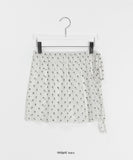 Insico Layered Banding Dot Skirt