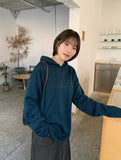 [unisex] Coniten Stripe Over Hood Long Sleeve Tee
