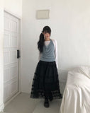Ramu Tiered Long Skirt
