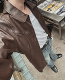 Shane Curved Leather Jacket