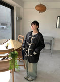 Morinve quilted toggle padded jumper