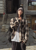Royke Damage Hooded Check Shirt