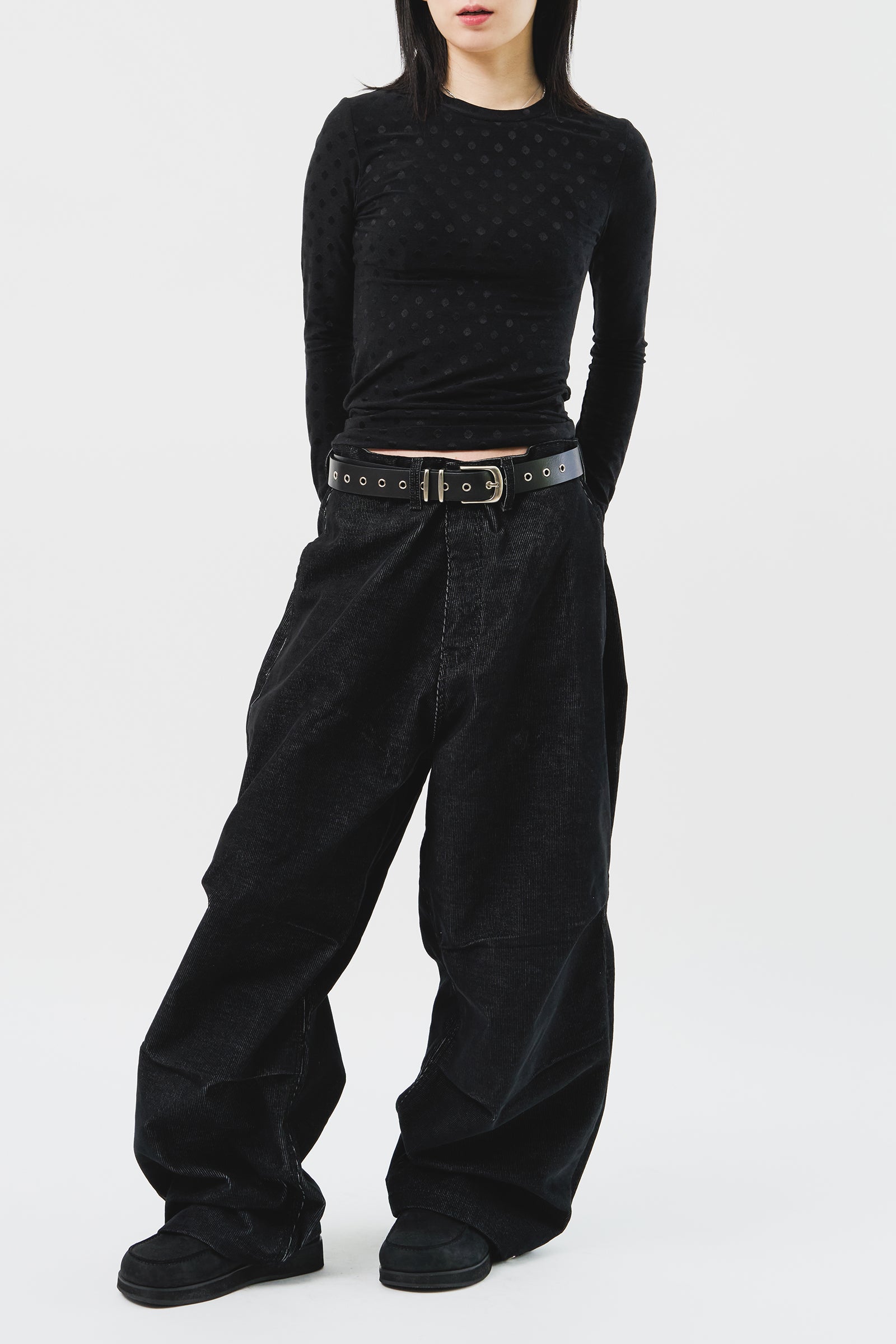 【HI FI FNK】Ned Wide Denim HI FI FNK】Sand Dark Wide Jeans (HI FI FNK/デニム・ジーパン
