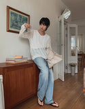 Kuri Linen Cable Slim Knit