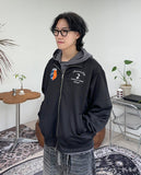 Kael Emblem Jersey Zip-up