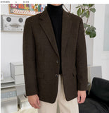 Rawdon wool two-button jacket