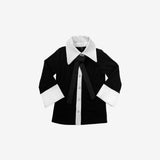 Orbi Color Matching Shirt Cardigan (Mini Strap Set)