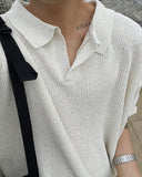 Summer Cool Boucle Collar Short Sleeve Long Ver
