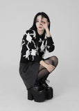 poker argyle knit