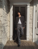 Lawson Silket Overfit U-Neck Long Sleeve